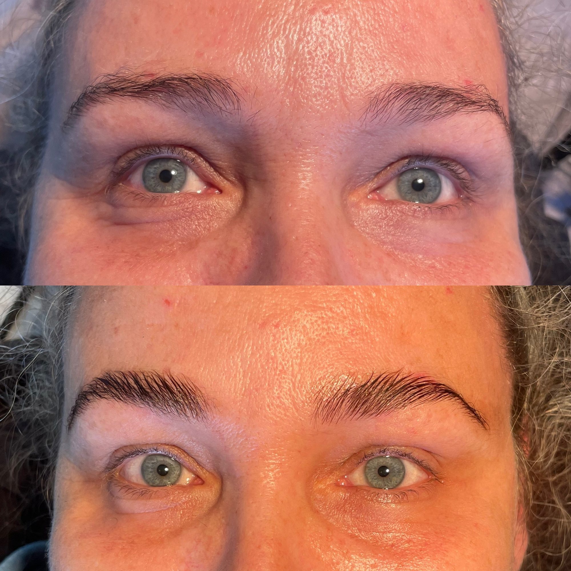 Lash lift f&oslash;r og efter &mdash; moden kunde